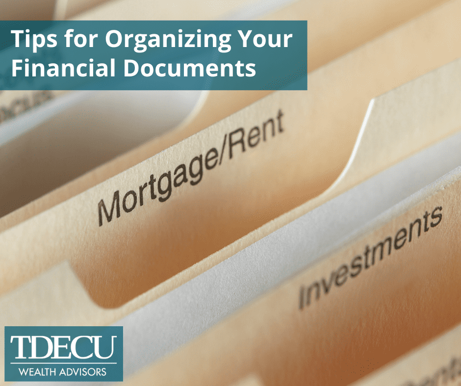 Tips for Organizing Your Financial Documents