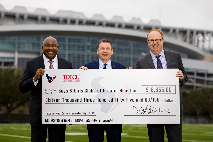 TDECU x Texans Red Zone Donation