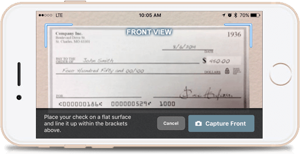 mobile check deposit tdecu online banking